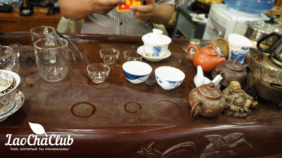 Фото с чайных рынков Куньмина (пров. Юньнань)