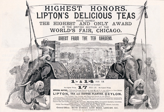Liptons Teas Advertisement 1894
